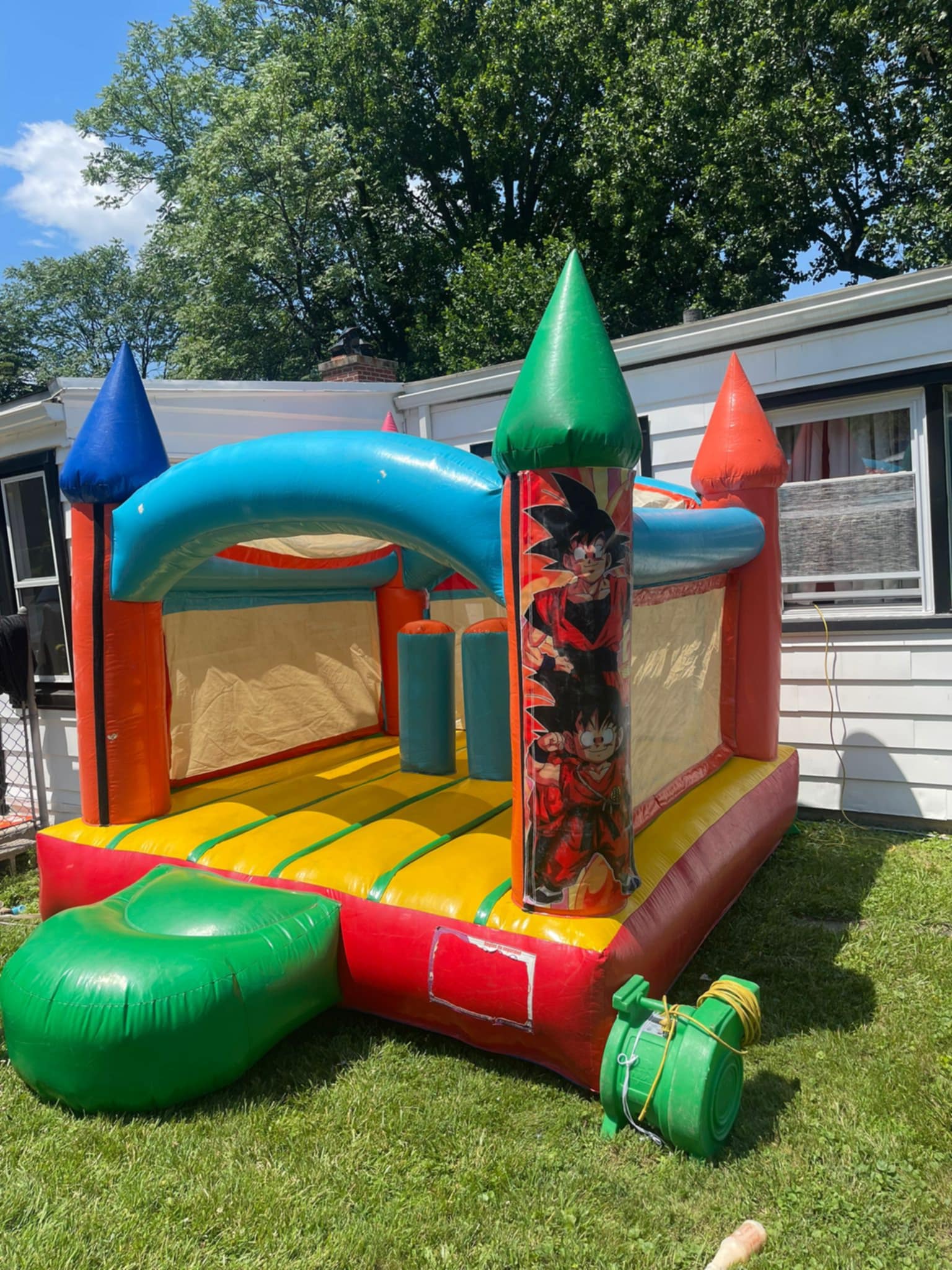 Dragon Ball - Z Bounce House .